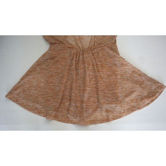 FP Movement OB1449132 Women's Sz M Russet Orange Striped TTYL Racerback Dress - Picture 9 of 12